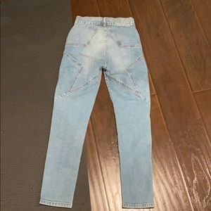 straight leg slim fit revice denim jeans